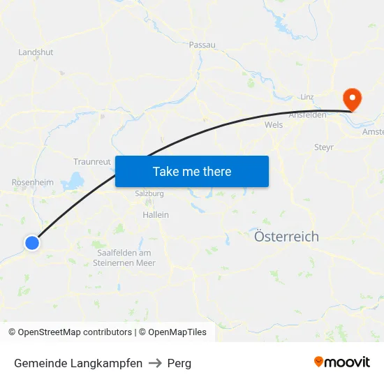 Gemeinde Langkampfen to Perg map