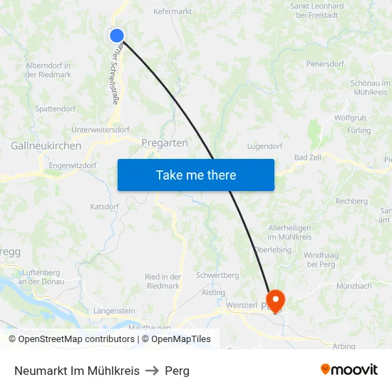 Neumarkt Im Mühlkreis to Perg map