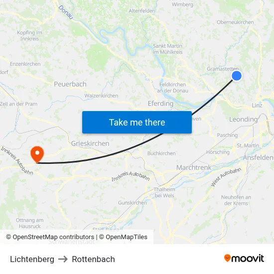 Lichtenberg to Rottenbach map