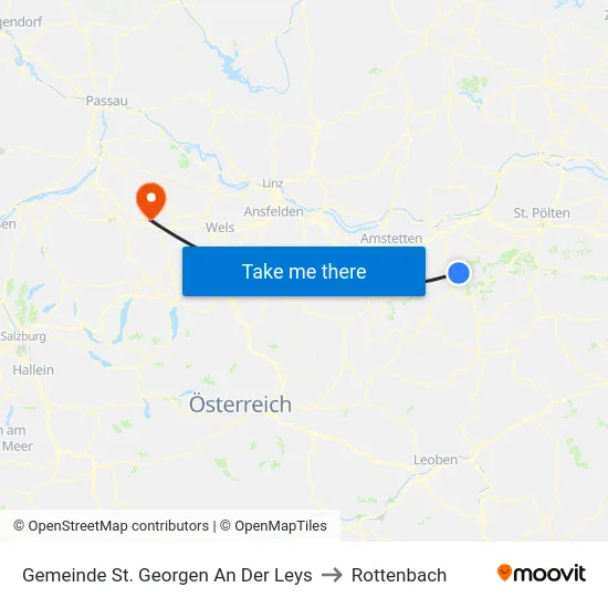 Gemeinde St. Georgen An Der Leys to Rottenbach map