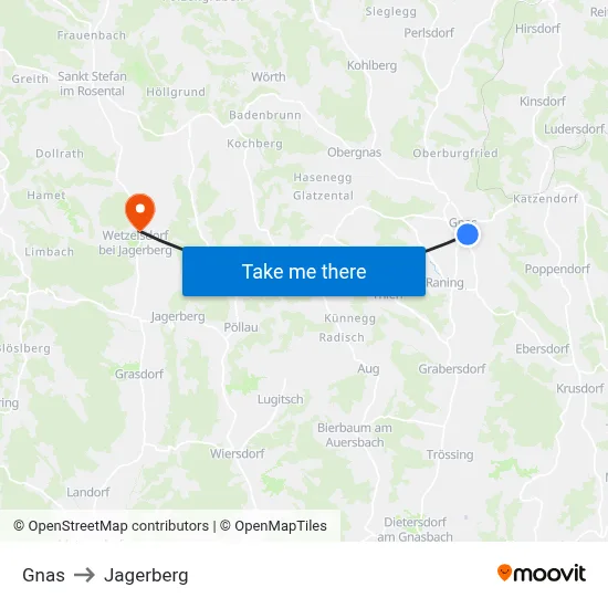 Gnas to Jagerberg map