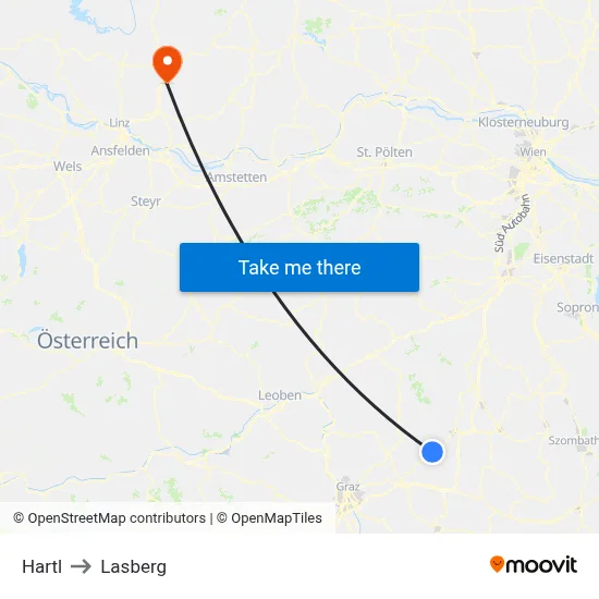 Hartl to Lasberg map