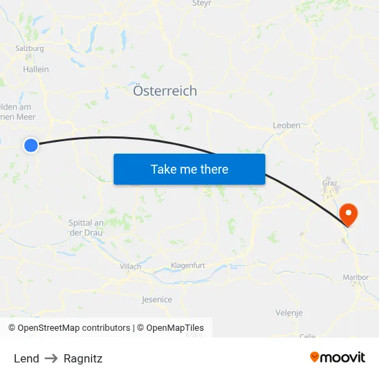 Lend to Ragnitz map