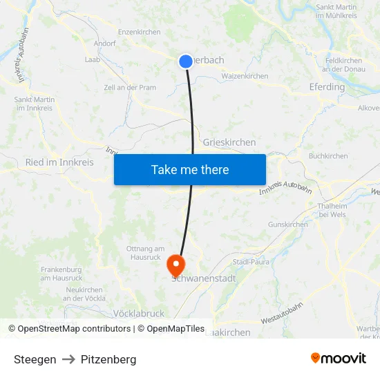Steegen to Pitzenberg map