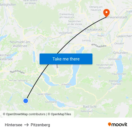 Hintersee to Pitzenberg map