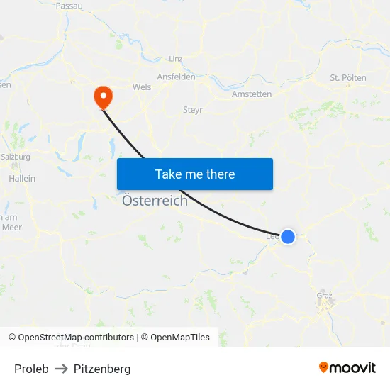 Proleb to Pitzenberg map