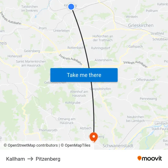 Kallham to Pitzenberg map