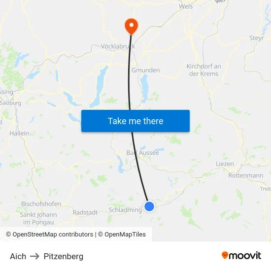 Aich to Pitzenberg map