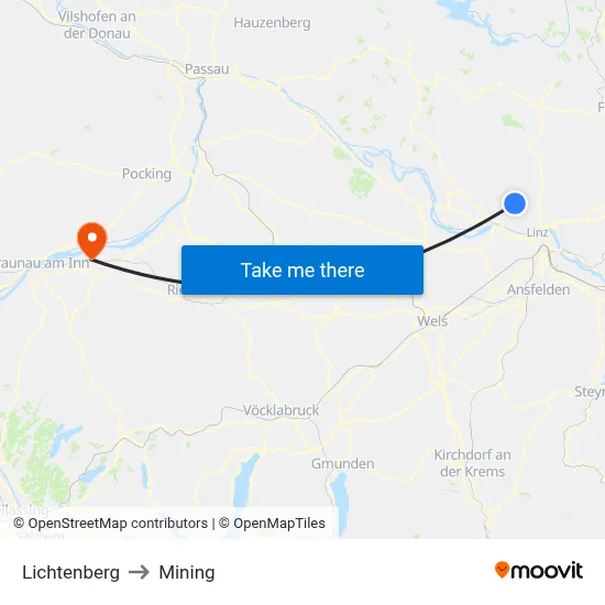 Lichtenberg to Mining map