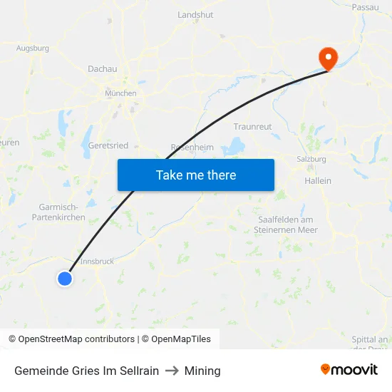 Gemeinde Gries Im Sellrain to Mining map