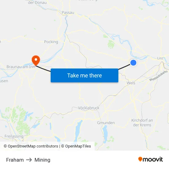 Fraham to Mining map