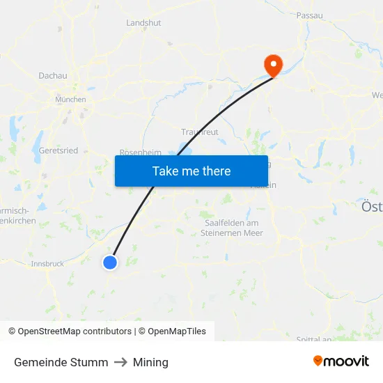 Gemeinde Stumm to Mining map