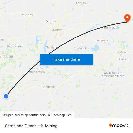 Gemeinde Flirsch to Mining map
