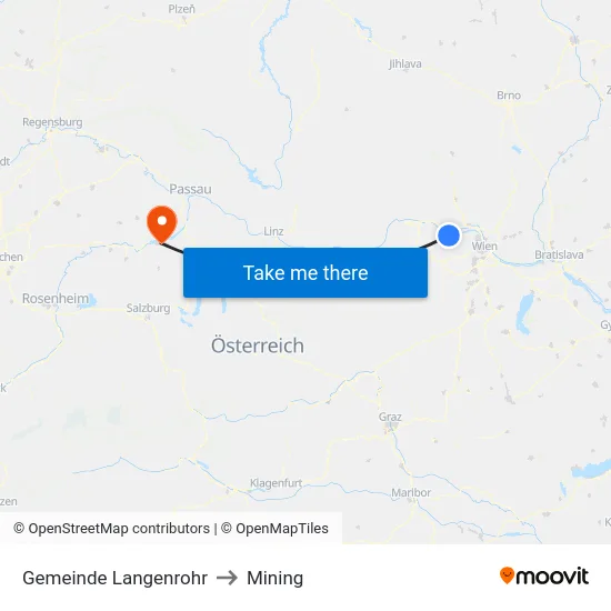 Gemeinde Langenrohr to Mining map