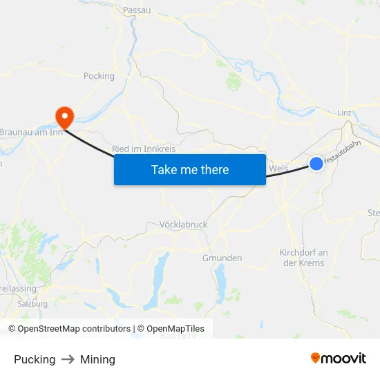 Pucking to Mining map