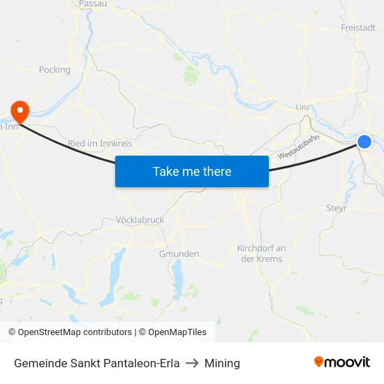 Gemeinde Sankt Pantaleon-Erla to Mining map
