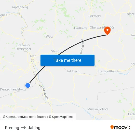 Preding to Jabing map