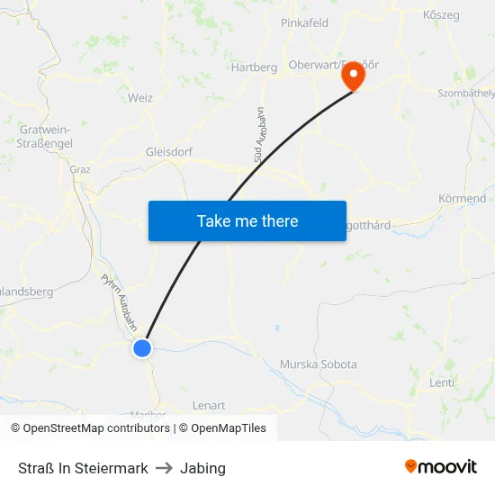 Straß In Steiermark to Jabing map