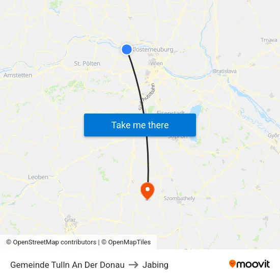 Gemeinde Tulln An Der Donau to Jabing map