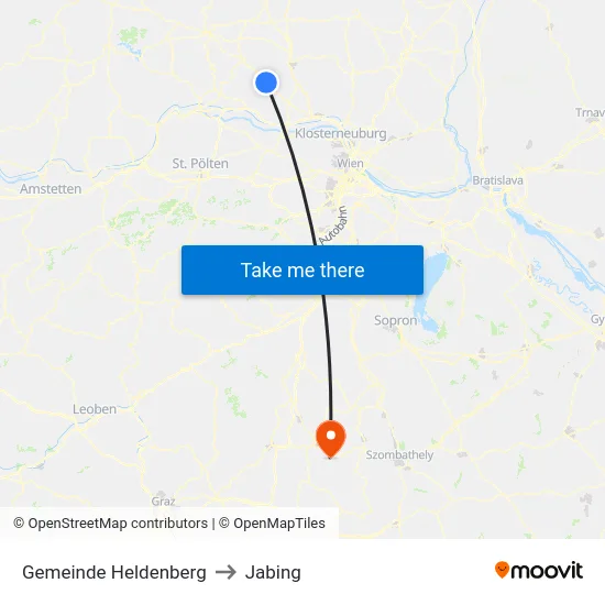 Gemeinde Heldenberg to Jabing map