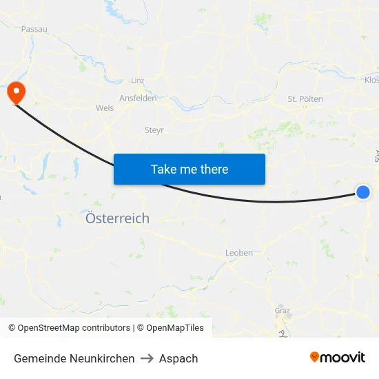 Gemeinde Neunkirchen to Aspach map