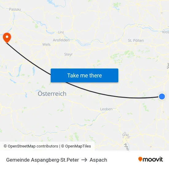 Gemeinde Aspangberg-St.Peter to Aspach map