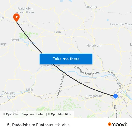 15., Rudolfsheim-Fünfhaus to Vitis map