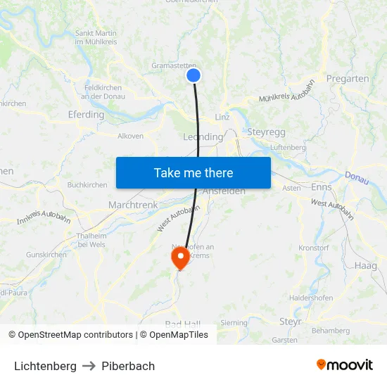 Lichtenberg to Piberbach map