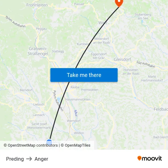 Preding to Anger map