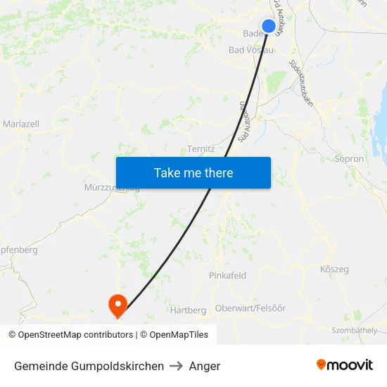Gemeinde Gumpoldskirchen to Anger map