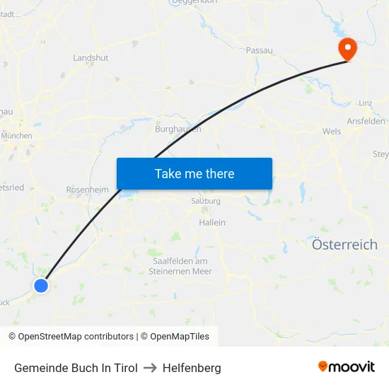 Gemeinde Buch In Tirol to Helfenberg map