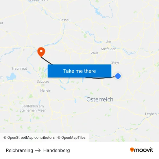Reichraming to Handenberg map