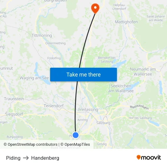 Piding to Handenberg map