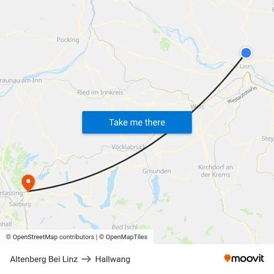 Altenberg Bei Linz to Hallwang map