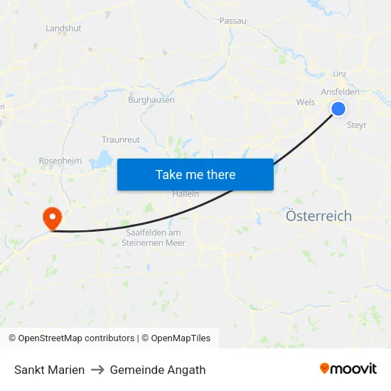 Sankt Marien to Gemeinde Angath map