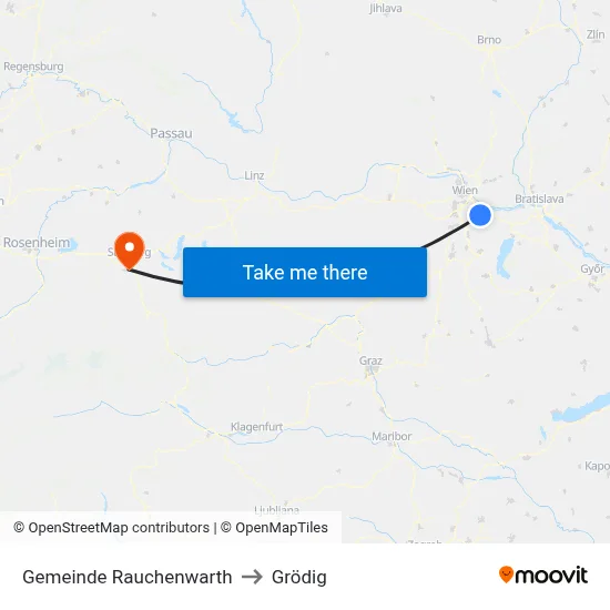 Gemeinde Rauchenwarth to Grödig map
