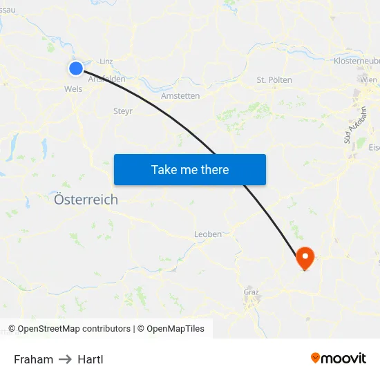Fraham to Hartl map
