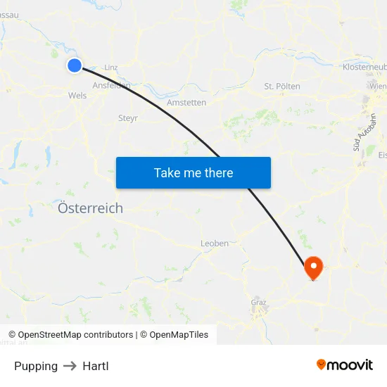 Pupping to Hartl map