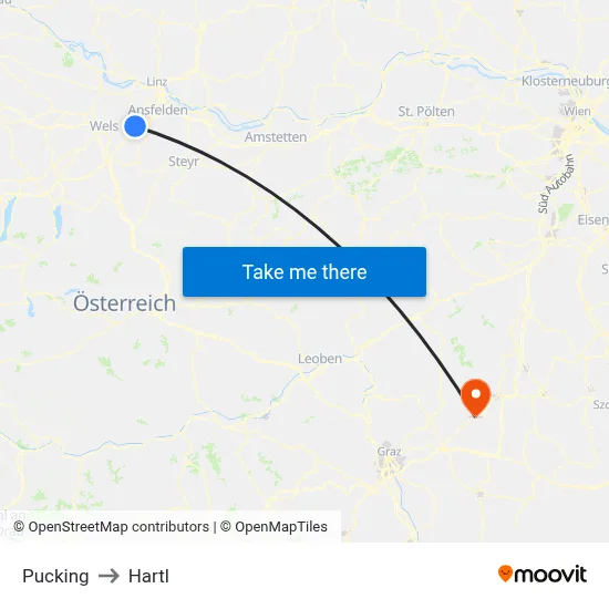 Pucking to Hartl map