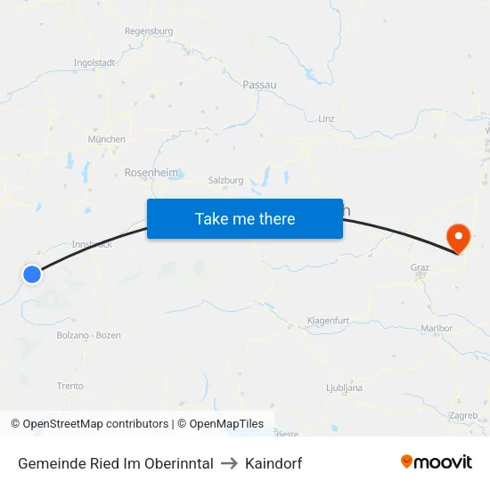 Gemeinde Ried Im Oberinntal to Kaindorf map