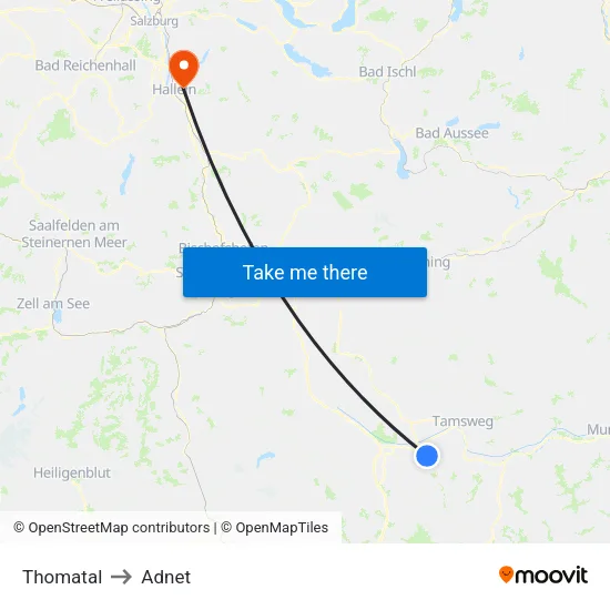Thomatal to Adnet map