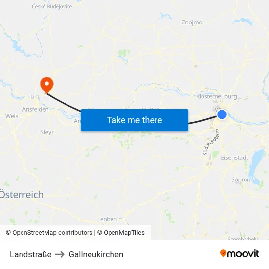 Landstraße to Gallneukirchen map