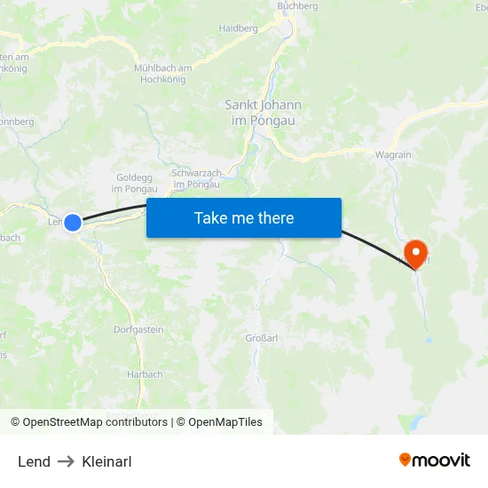 Lend to Kleinarl map