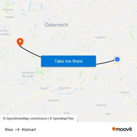 Ries to Kleinarl map