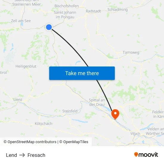Lend to Fresach map