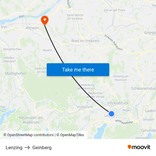 Lenzing to Geinberg map