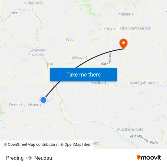 Preding to Neudau map