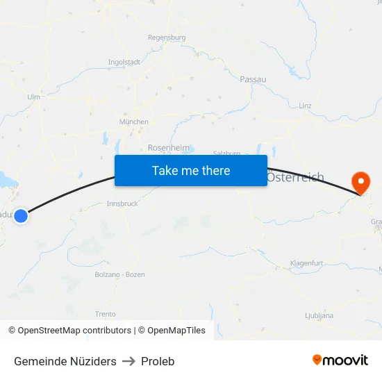 Gemeinde Nüziders to Proleb map