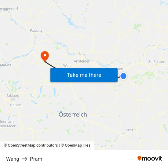 Wang to Pram map