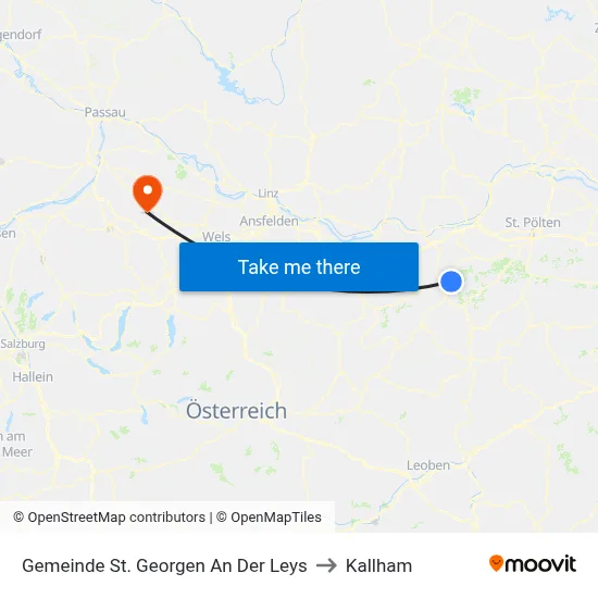 Gemeinde St. Georgen An Der Leys to Kallham map